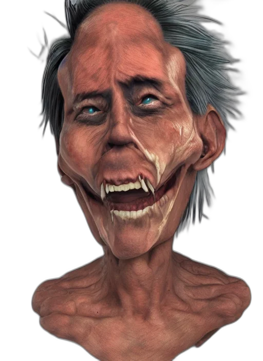 face, mask, creature, staff transparent PNG cut-out