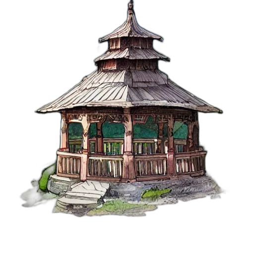 building, staff, furniture, hat transparent PNG cut-out