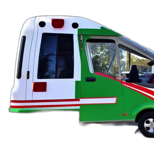 car, 3d render, concept art, big transparent PNG cut-out