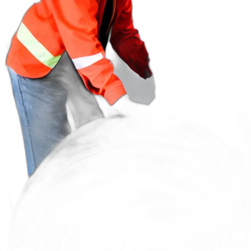 staff, hat, jacket, robot transparent PNG cut-out