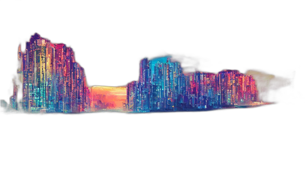 building, sword, car, concept art transparent PNG cut-out