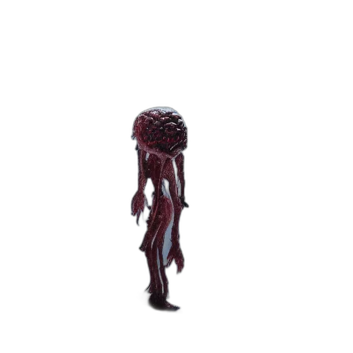 creature, hair, robot, staff transparent PNG cut-out