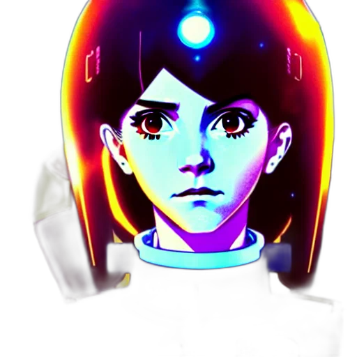 robot, face, mask, jacket transparent PNG cut-out