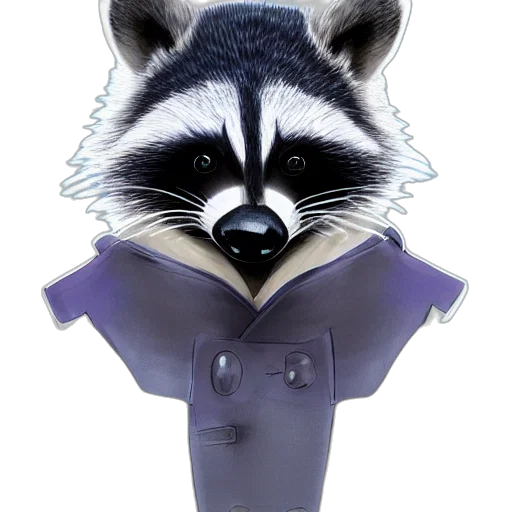 staff, jacket, animal, mask transparent PNG cut-out