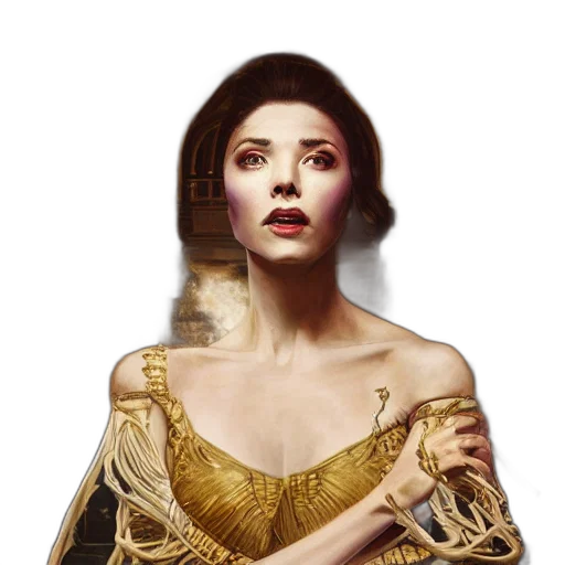 dress, jewelry, crown, mask transparent PNG cut-out