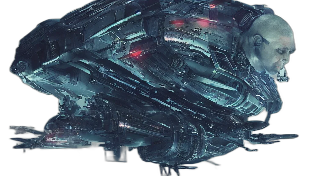 robot, car, weapon, crown transparent PNG cut-out