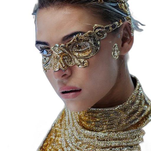 jewelry, mask, crown, face transparent PNG cut-out