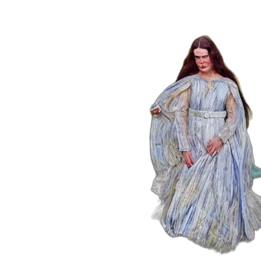 dress, hair, concept art, photorealistic transparent PNG cut-out