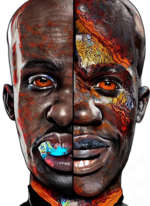 face, mask, photorealistic, concept art transparent PNG cut-out