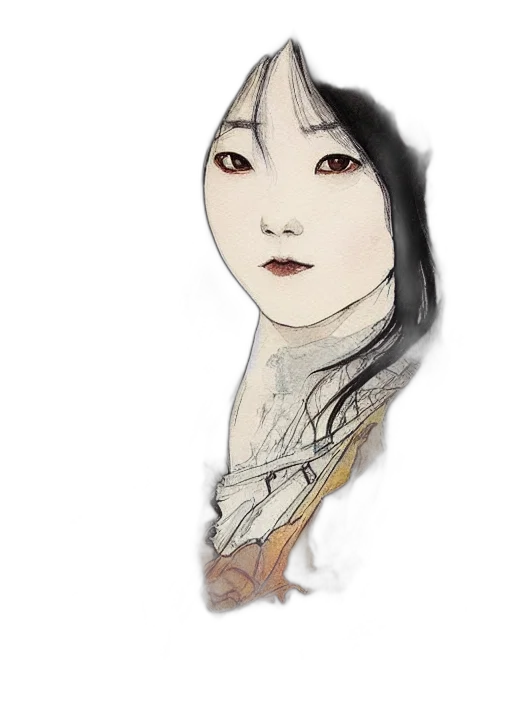 face, staff, mask, fantasy art transparent PNG cut-out