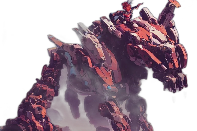 robot, dragon, weapon, creature transparent PNG cut-out
