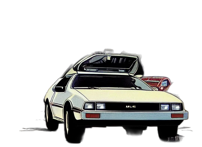 car, concept art, photorealistic, comic book art transparent PNG cut-out