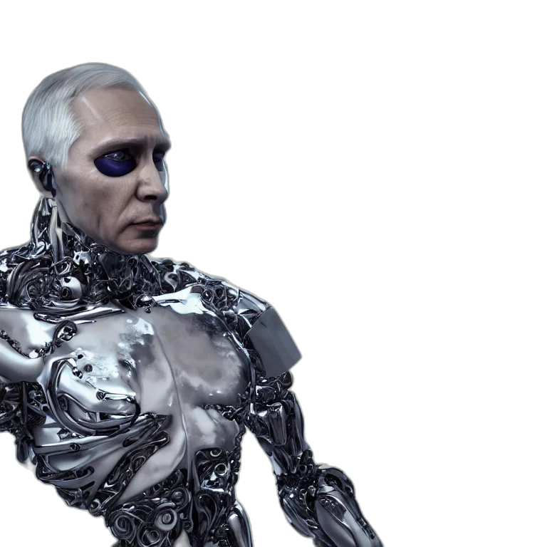 robot, creature, cyberpunk, concept art transparent PNG cut-out