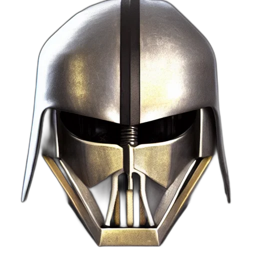 mask, crown, weapon, photorealistic transparent PNG cut-out