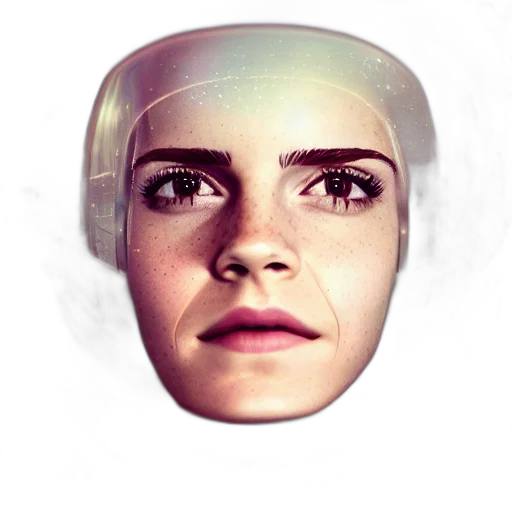 mask, face, robot, crown transparent PNG cut-out