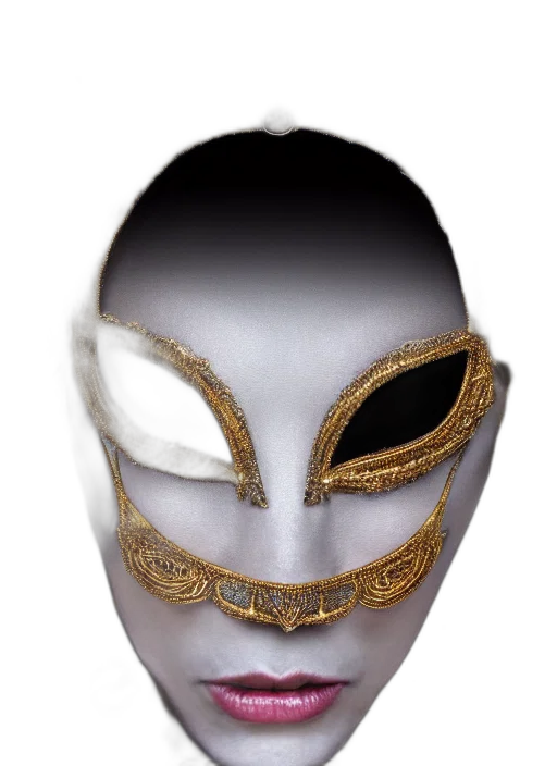 mask, jewelry, crown, face transparent PNG cut-out