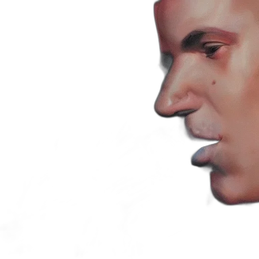 face, mask, robot, photorealistic transparent PNG cut-out