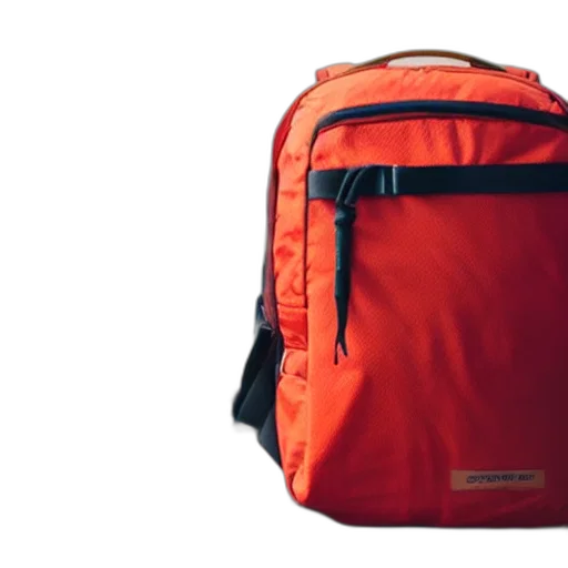 jacket, 3d render, backpack, put transparent PNG cut-out