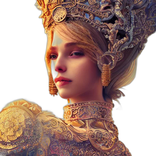 crown, jewelry, dress, face transparent PNG cut-out