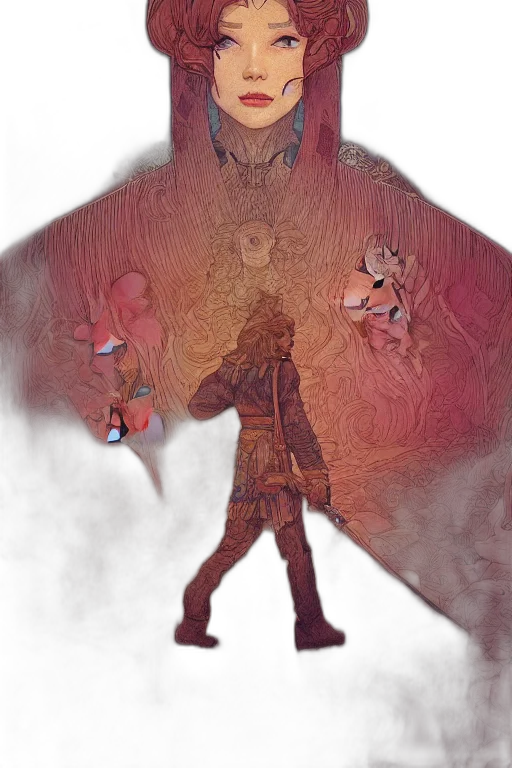 mask, creature, staff, umbrella transparent PNG cut-out
