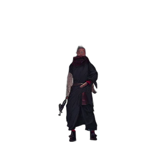 staff, weapon, sword, jacket transparent PNG cut-out