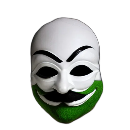 mask, face, hat, 3d render transparent PNG cut-out