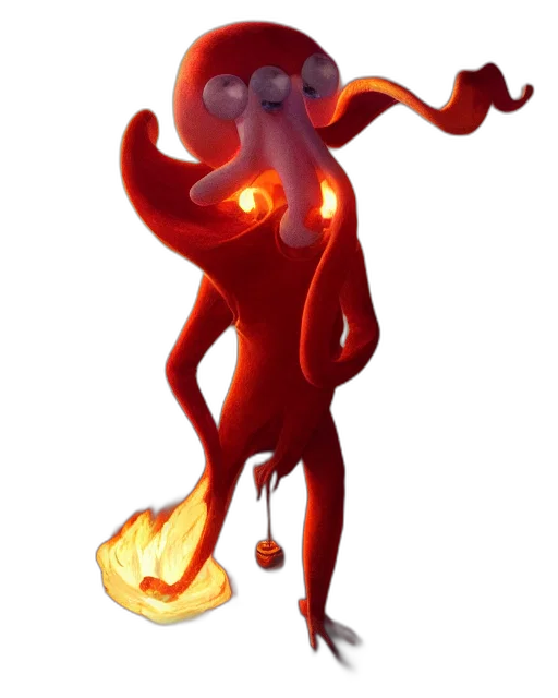 creature, staff, animal, concept art transparent PNG cut-out