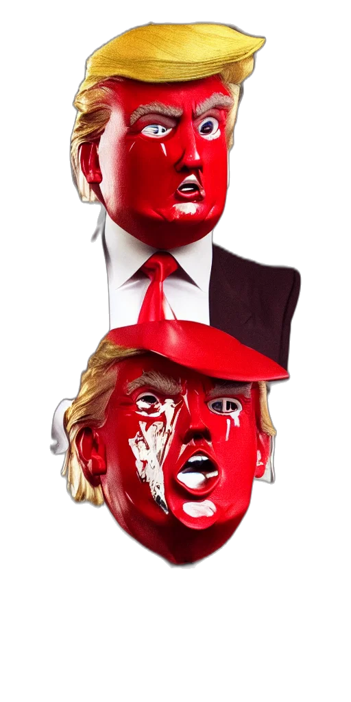 mask, hat, face, 3d render transparent PNG cut-out