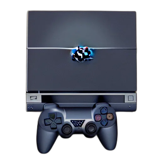 weapon, 3d render, blue, playstation transparent PNG cut-out