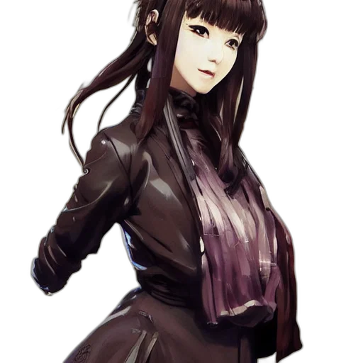jacket, staff, dress, face transparent PNG cut-out