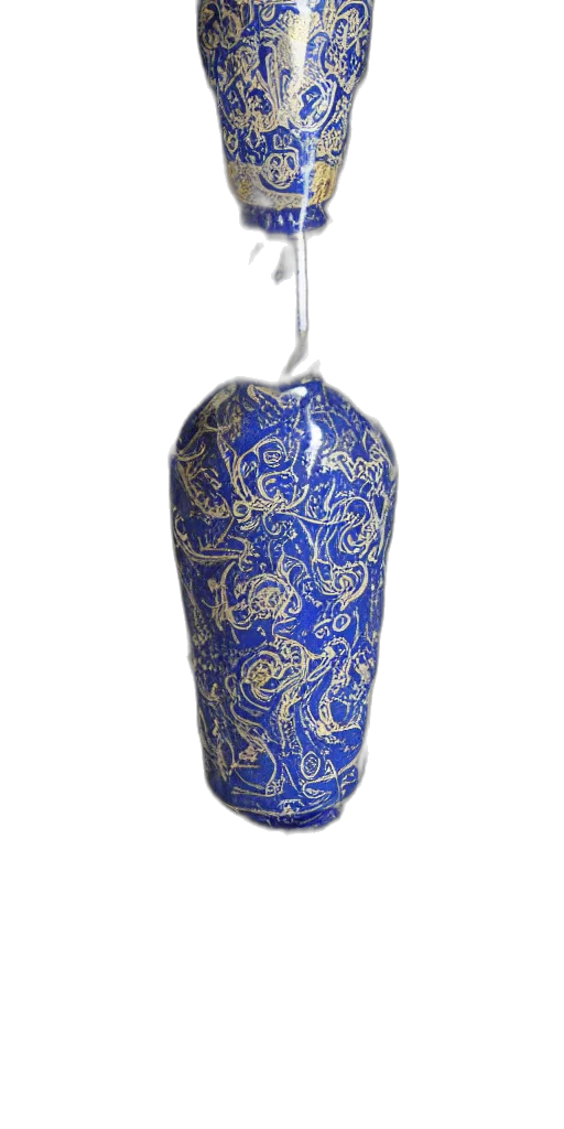 bottle, dress, ornate, baroque transparent PNG cut-out