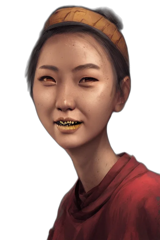 face, mask, jewelry, staff transparent PNG cut-out