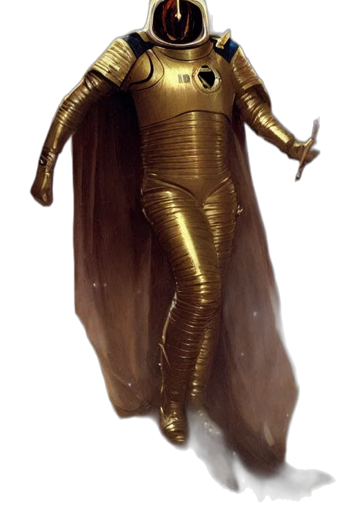 robot, dress, staff, concept art transparent PNG cut-out