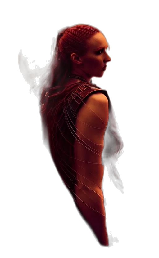 dress, dragon, sword, face transparent PNG cut-out