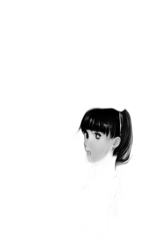 face, robot, hair, mask transparent PNG cut-out