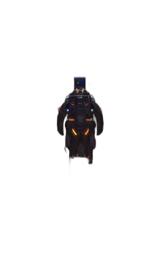 mask, robot, jacket, creature transparent PNG cut-out