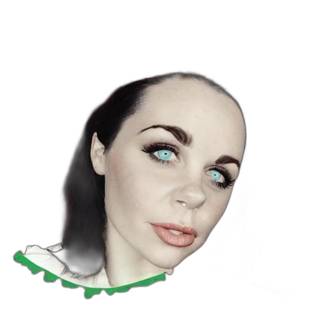 face, creature, staff, hair transparent PNG cut-out