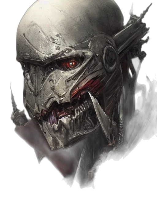 mask, face, creature, robot transparent PNG cut-out