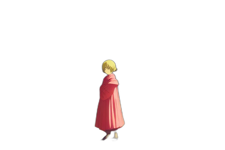 dress, staff, jacket, weapon transparent PNG cut-out