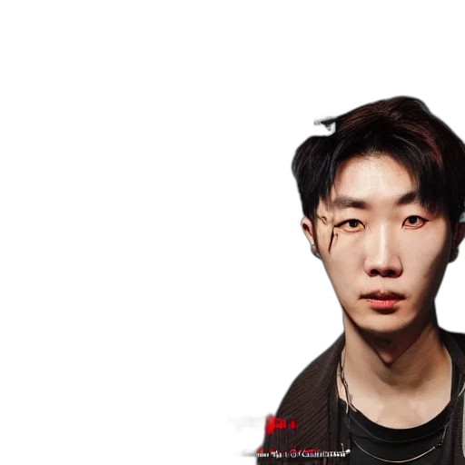 face, staff, hair, creature transparent PNG cut-out