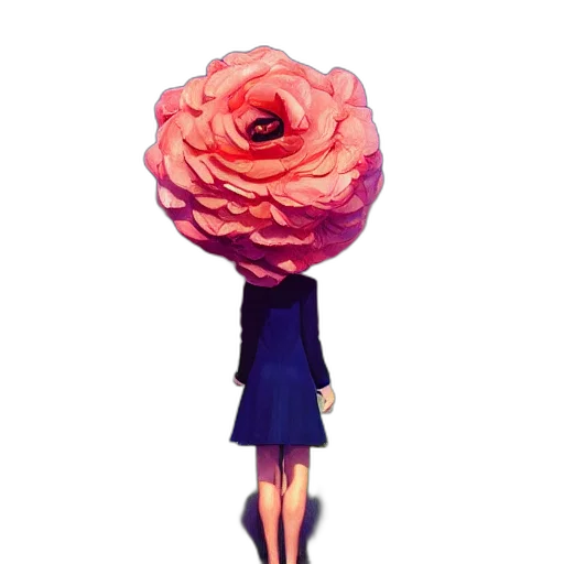 flower, dress, crown, umbrella transparent PNG cut-out
