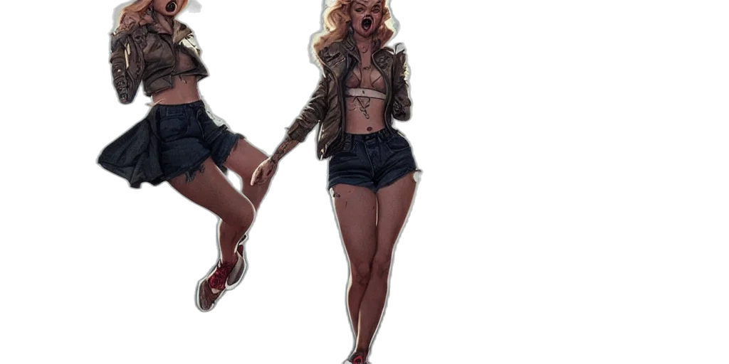 jacket, concept art, comic book art, cyberpunk transparent PNG cut-out