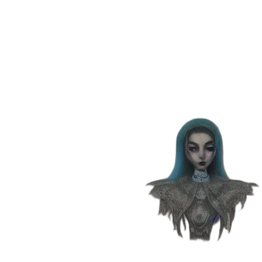 creature, mask, face, staff transparent PNG cut-out