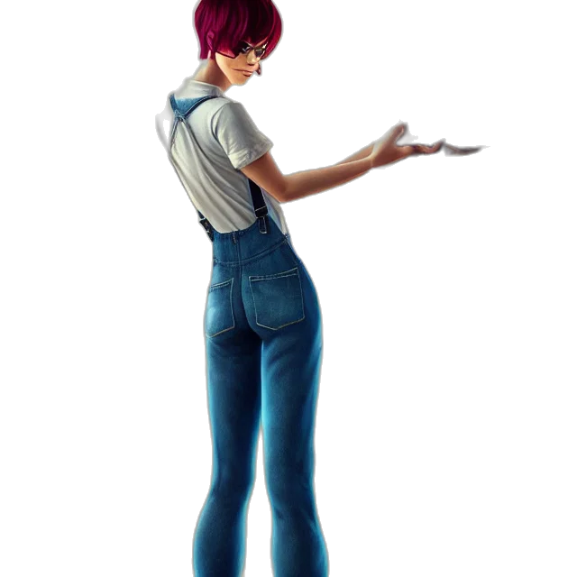 staff, jacket, dress, robot transparent PNG cut-out