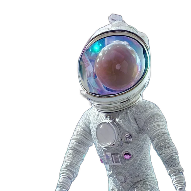 robot, mask, creature, jacket transparent PNG cut-out