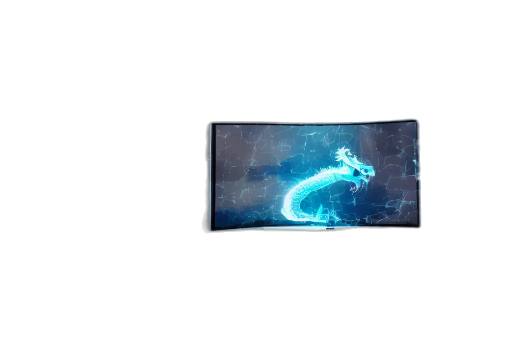 dragon, creature, animal, staff transparent PNG cut-out