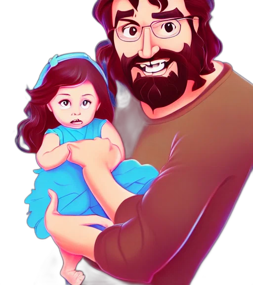 cartoon, pencil sketch, comic book art, oil painting transparent PNG cut-out