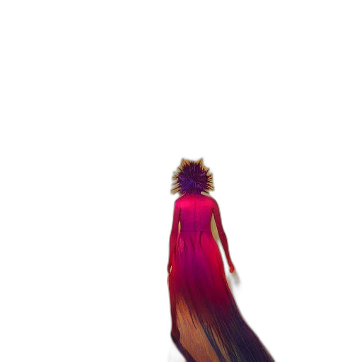 dress, hair, crown, sword transparent PNG cut-out