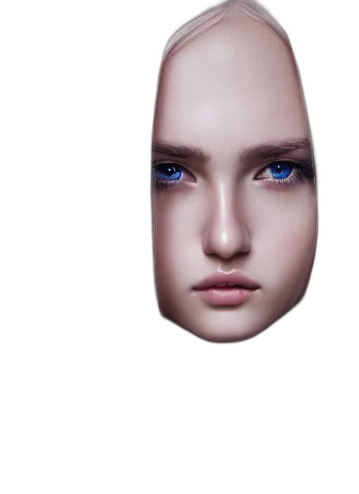 face, hair, hat, mask transparent PNG cut-out