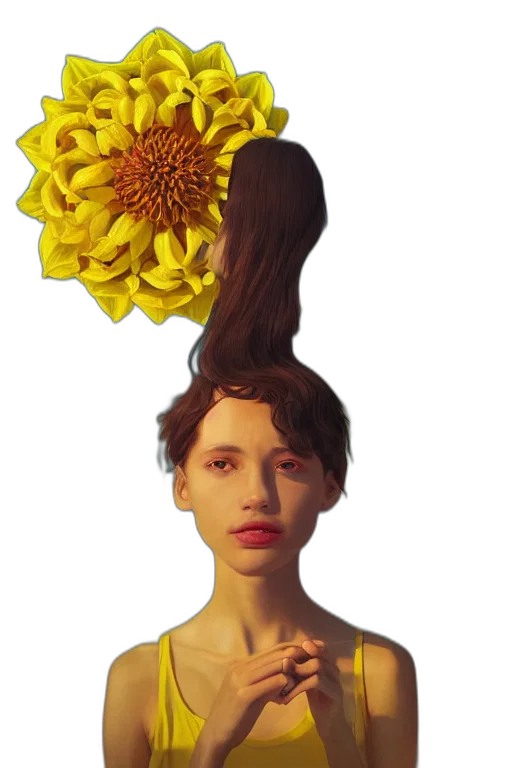 crown, flower, hair, hat transparent PNG cut-out